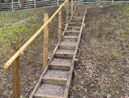 Replaced Steps and New Birdhouse