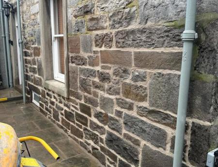 Patio Refurbishment and Wall Repointing with Enhanced Drainage